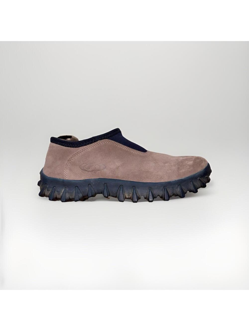 Salomon Snow Clog Slip On Shoes Mens 11 Brown Suede Outdoor Mules